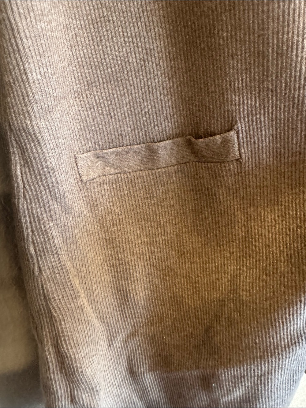 Ralph Lauren Open-Front Cardigan Sweater - Taupe - Picture 3 of 5